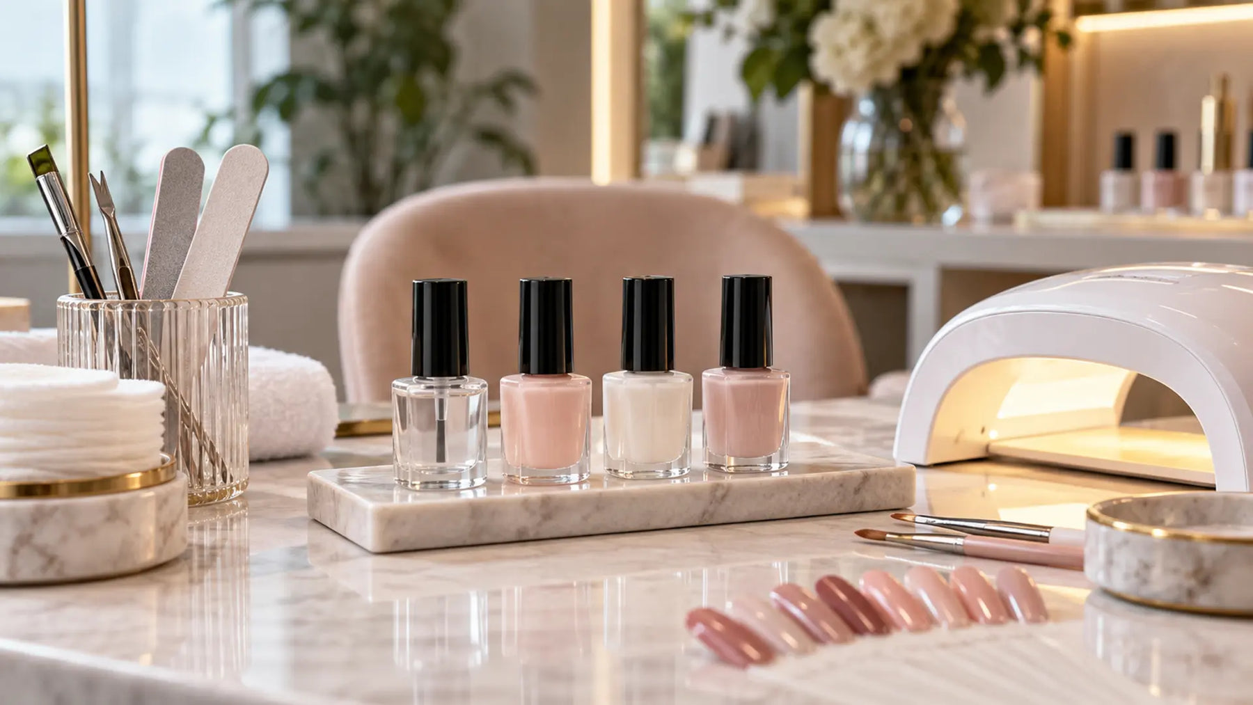Premium nail studio editorial: Nail Base Coat