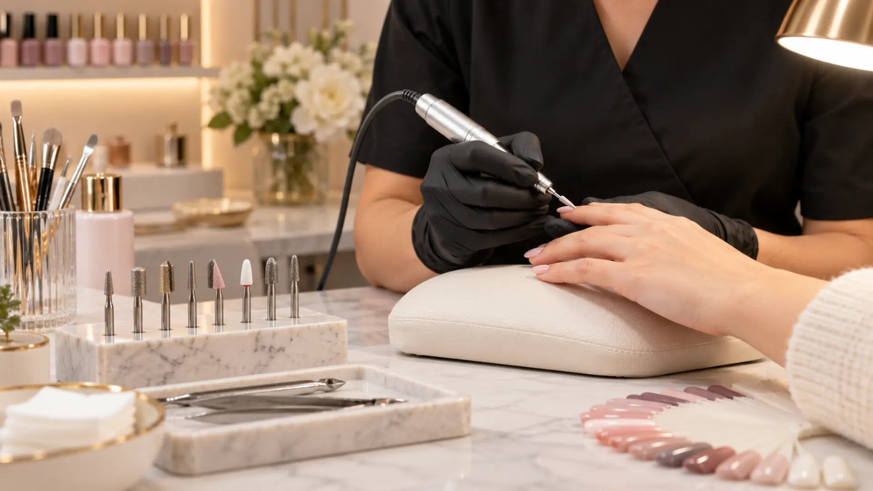Premium nail studio editorial: Nail Drill Bits