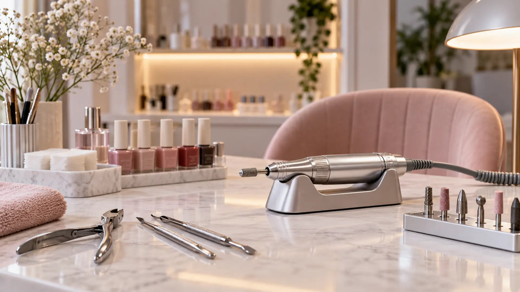 Premium nail studio editorial: Nail Drill RPM & Torque Explained for Professional Nail Technicians