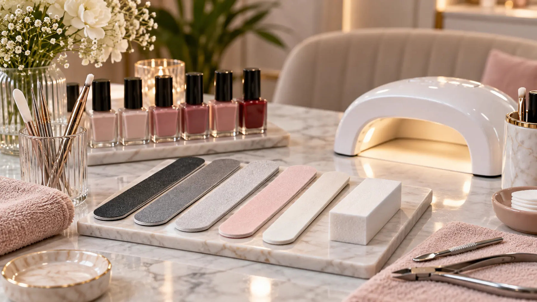 Premium nail studio editorial: Nail File Grit