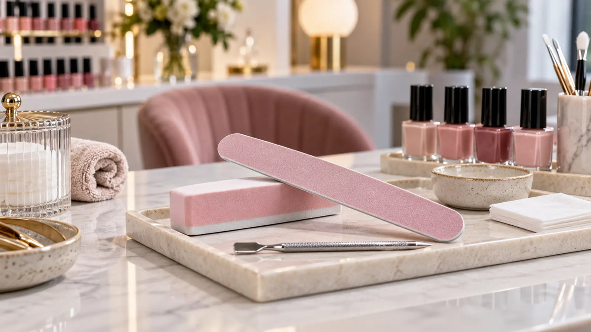 Premium nail studio editorial: Nail File vs Buffer