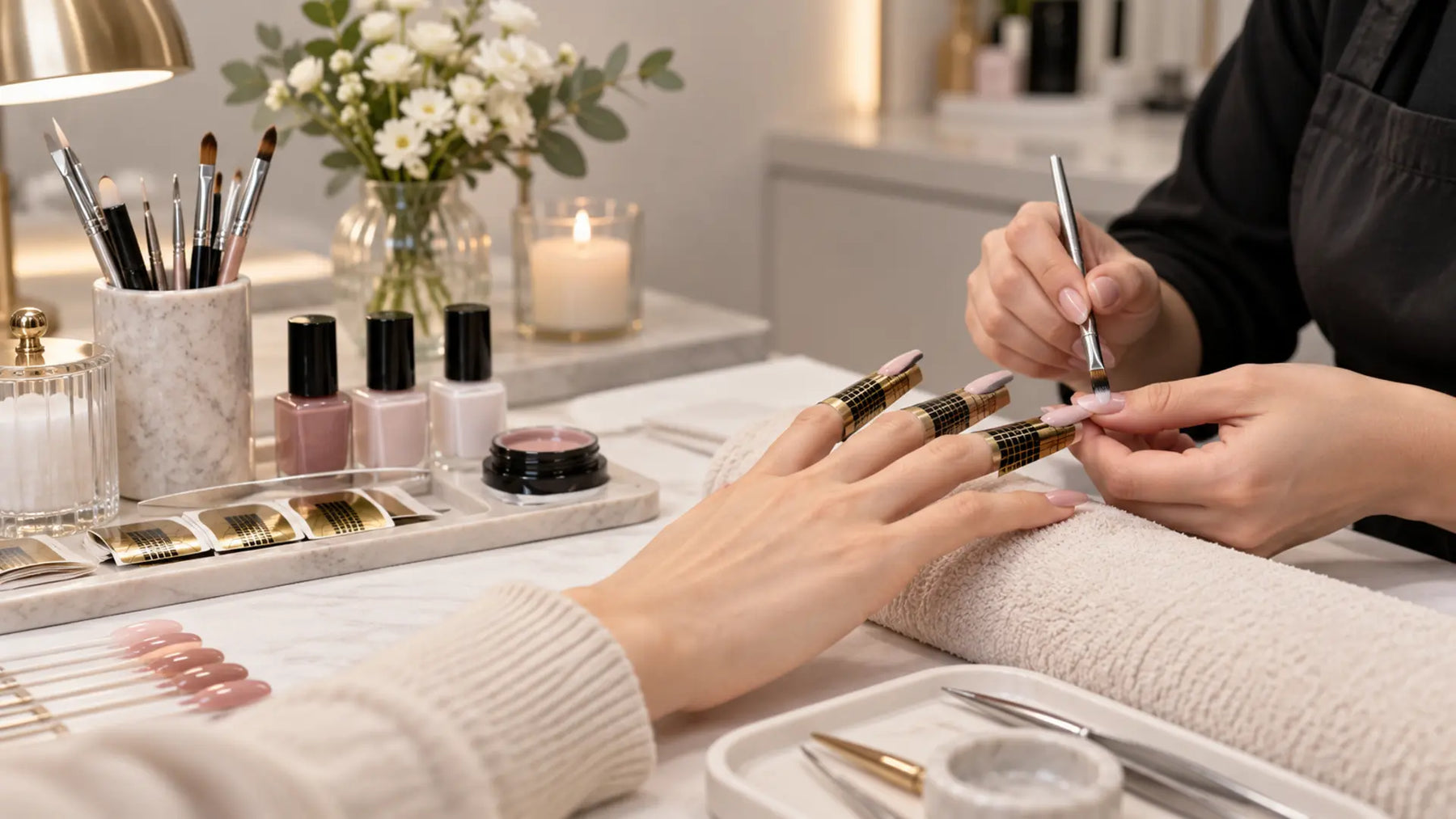 Premium nail studio editorial: Nail Forms