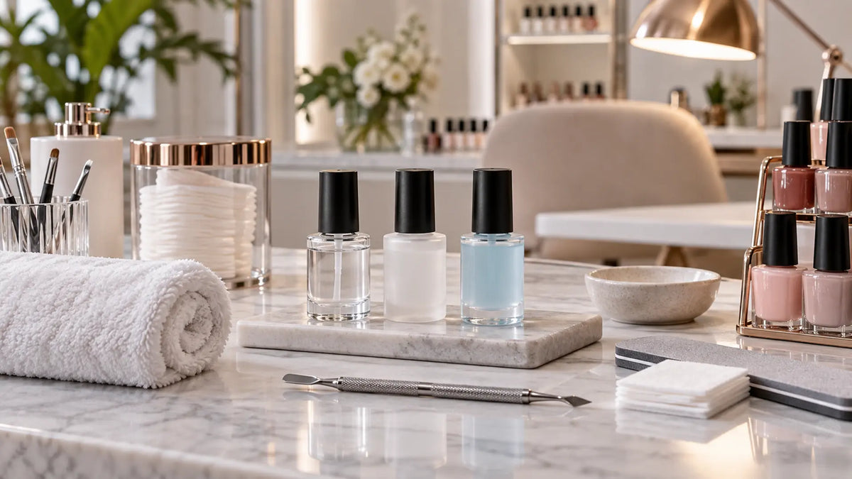 Premium nail studio editorial: Nail Prep, Primer & Dehydrator