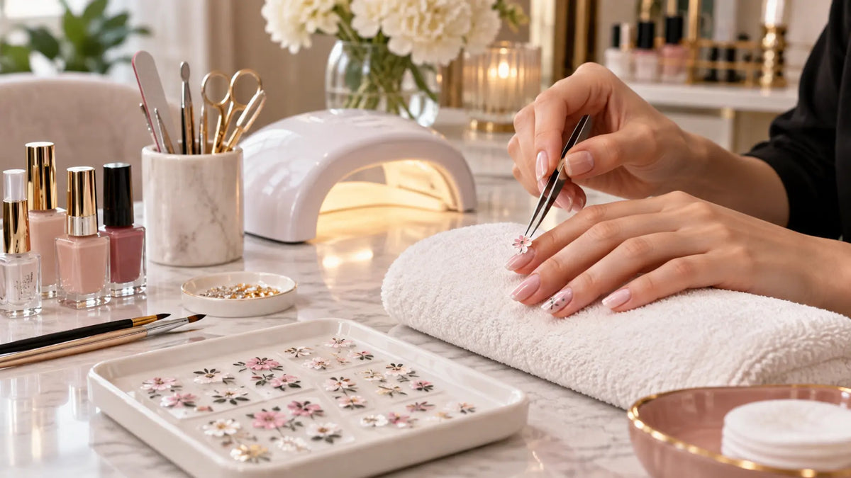 Premium nail studio editorial: Nail Stickers & Decals