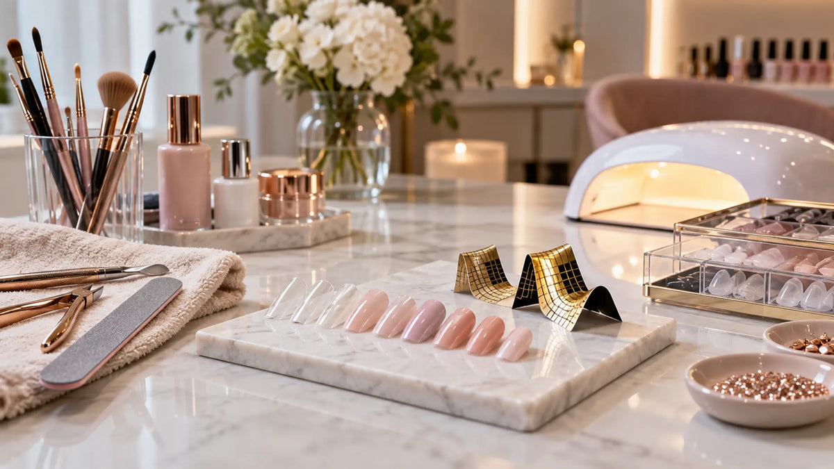 Premium nail studio editorial: Nail Tips vs Forms