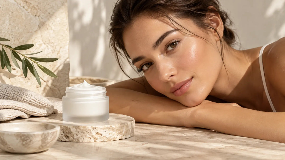 Skincare editorial in soft natural light: Moisturiser for Oily Skin