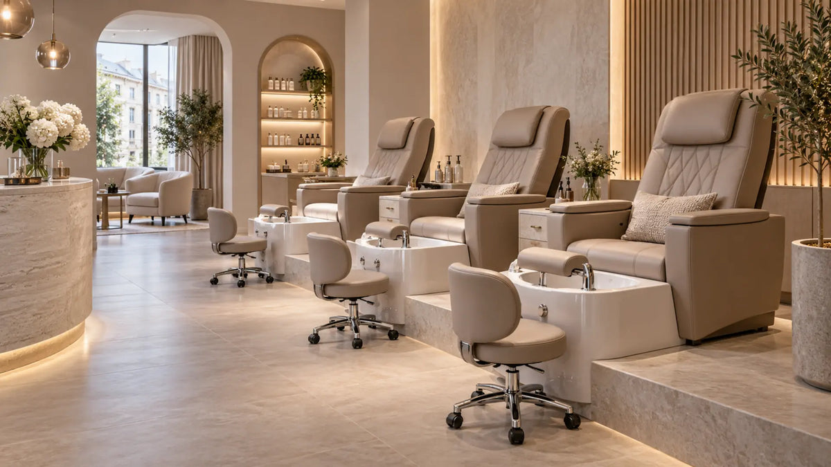 Premium professional salon interior: Pedicure Chair Delivery & Installation Checklist for Salons
