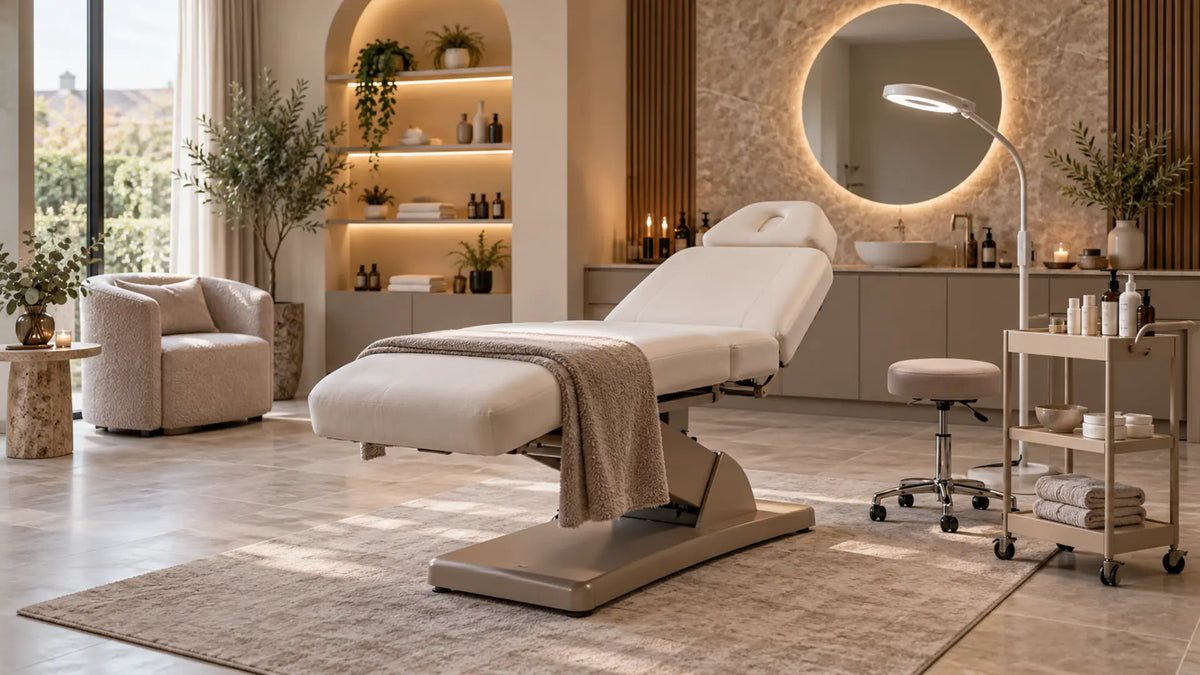 Premium professional salon interior: Premium vs Budget Beauty Beds