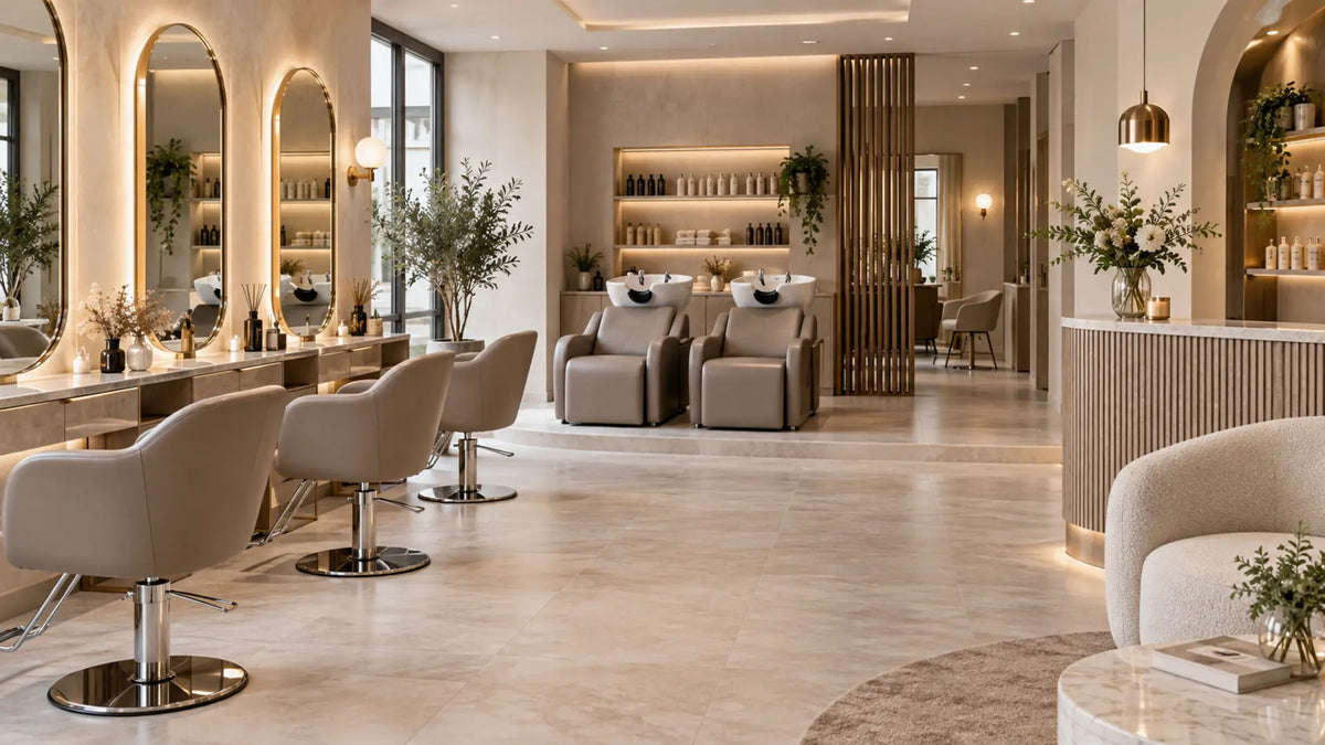 Premium professional salon interior: Professional Salon Furniture