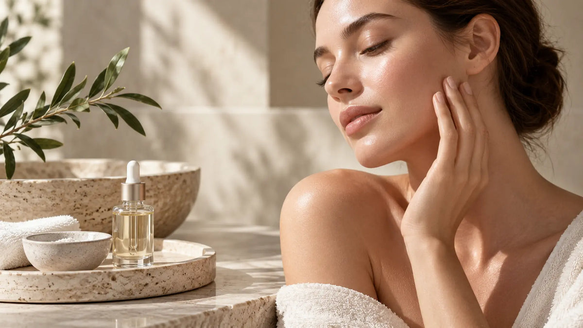 Skincare editorial in soft natural light: Chemical Peels
