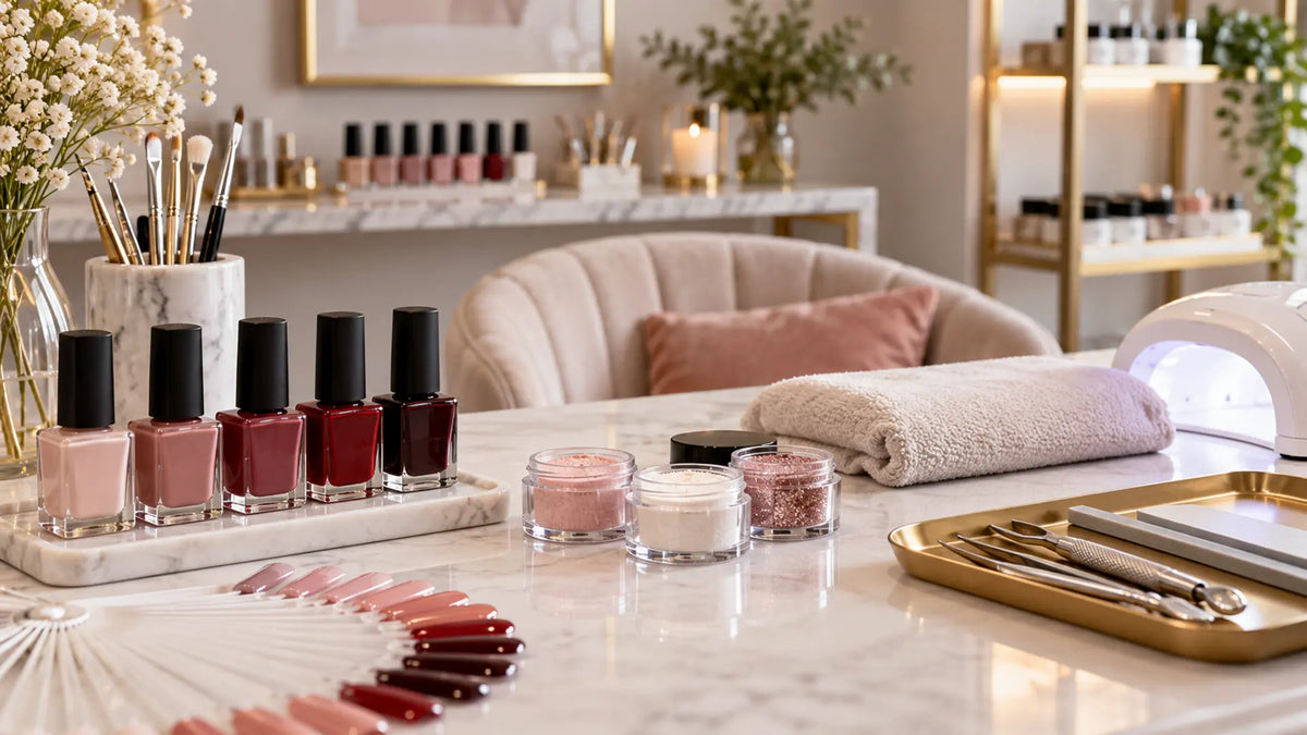 Premium nail studio editorial: Types of Nail Polish