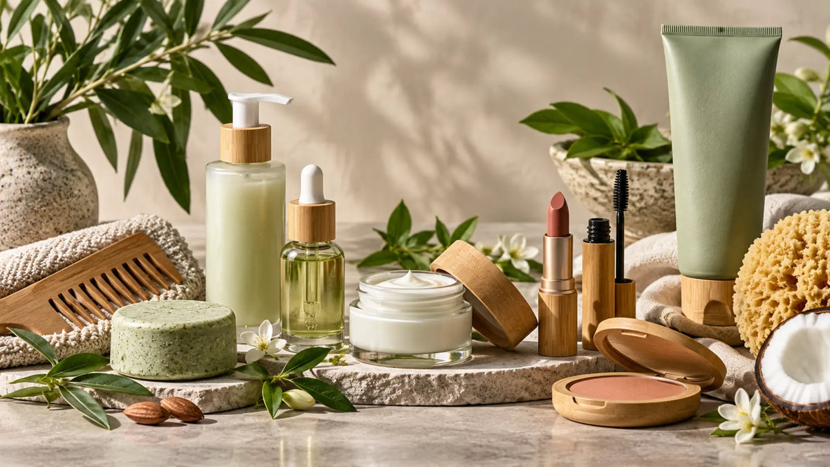 Plant-inspired ethical beauty editorial: Vegan Beauty Routine