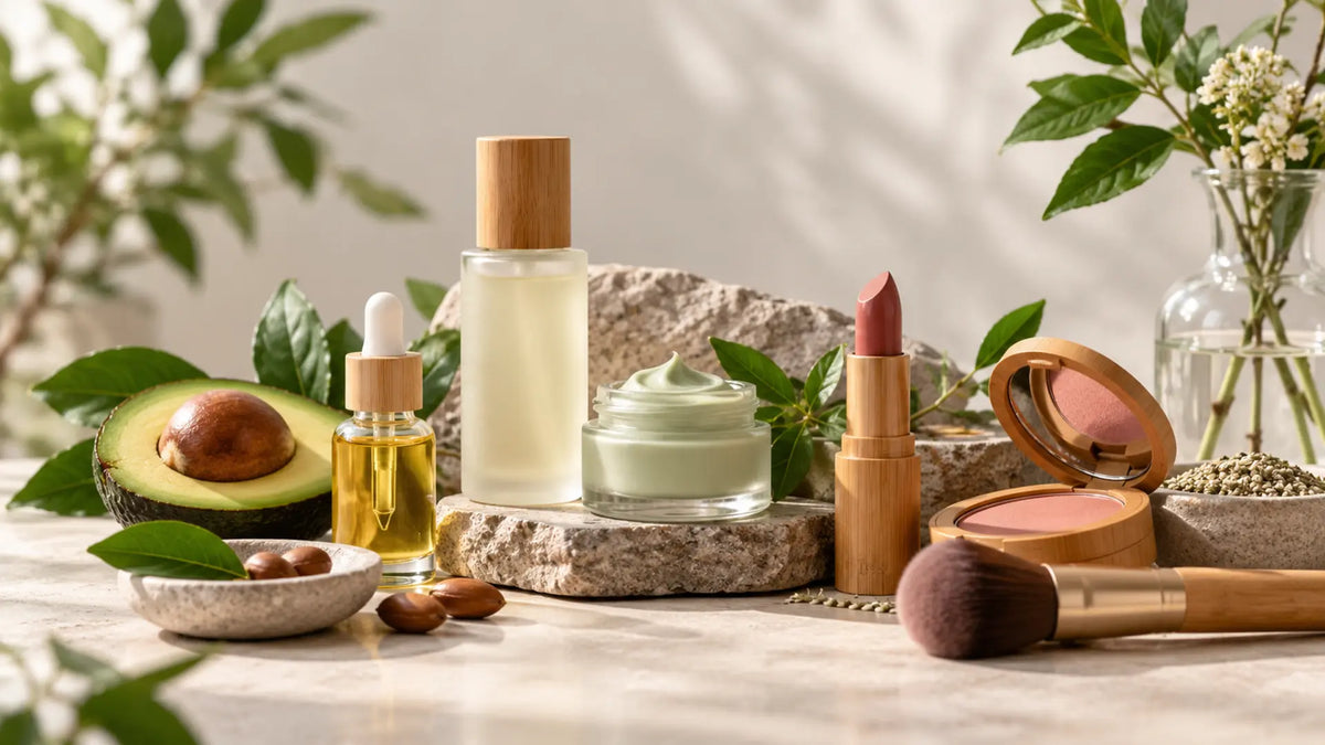 Plant-inspired ethical beauty editorial: Vegan Cosmetics