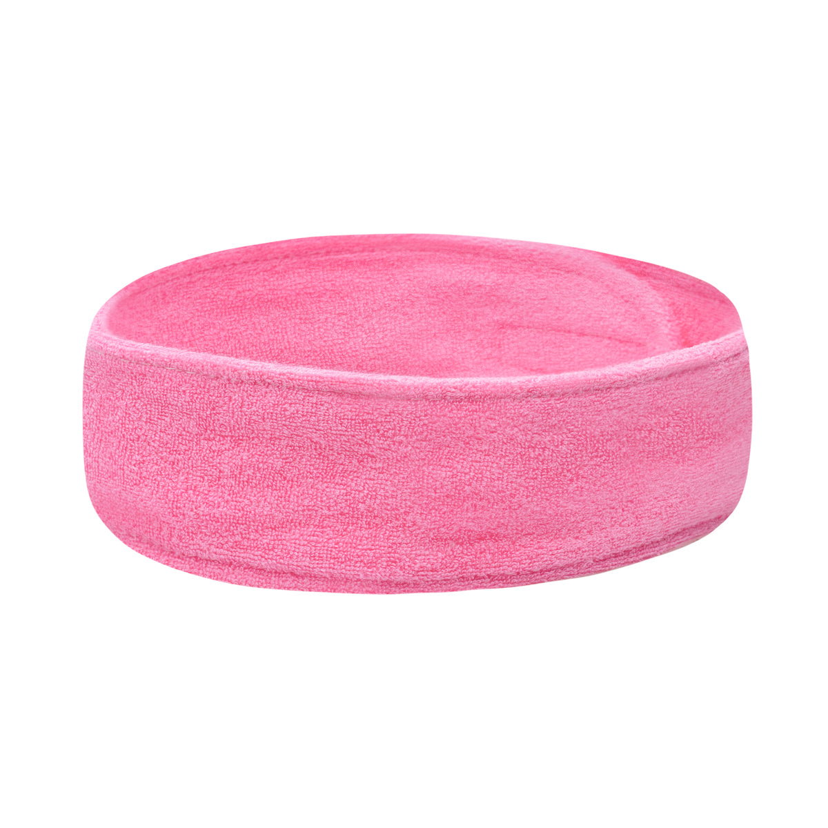Cosmetic Headband High-Quality Terry Fabric Pink