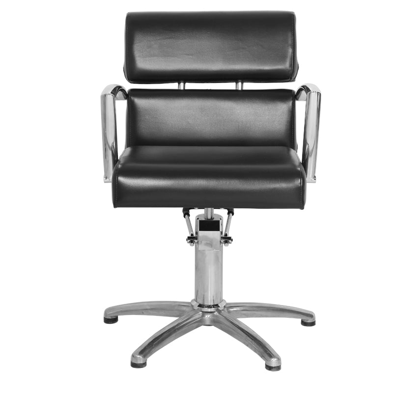 Gabbiano black hairdressing chair in Brussels