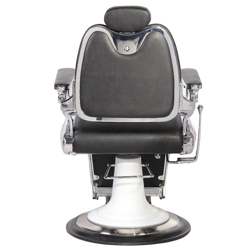 Gabbiano black moto style barber chair