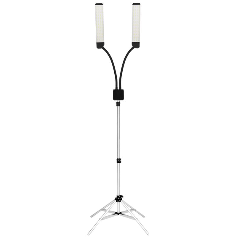 ActiveShop Eyelashes & Makeup LED Lamp Polluks II Black & Silver MSP-lD01