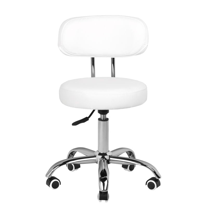 ACTIVESHOP Cosmetic stool for pedicure a-007 white