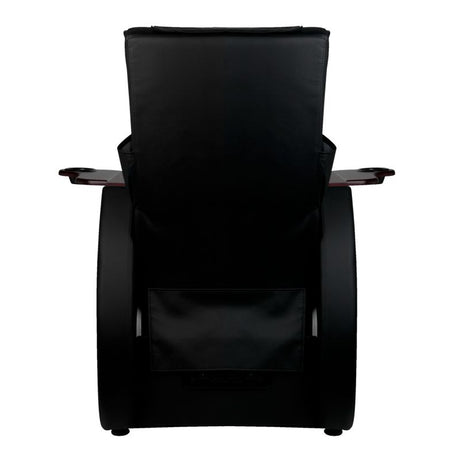 Spa chair for pedicure with back massage azzurro 101 black