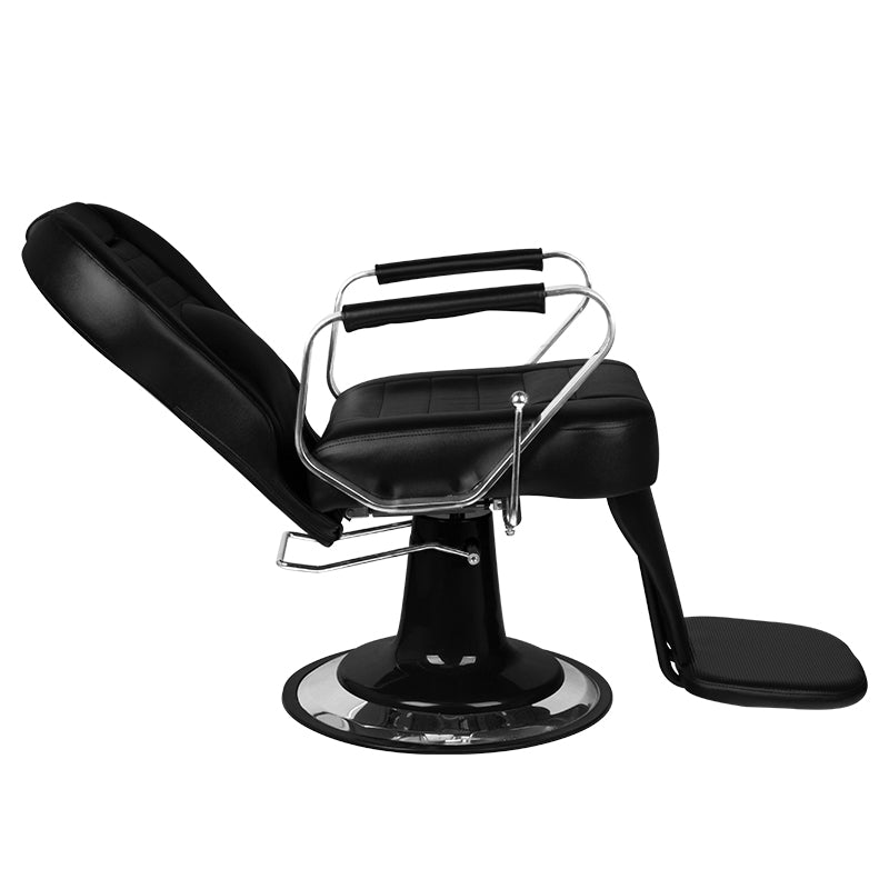 Gabbiano black tiziano barber chair
