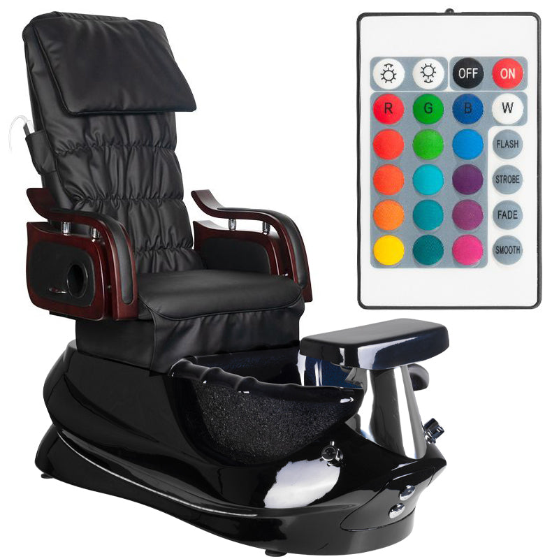 ACTIVESHOP Spa pedicure chair AS-261 black with massage function