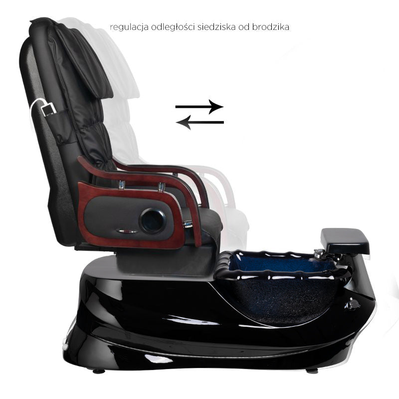 ACTIVESHOP Spa pedicure chair AS-261 black with massage function