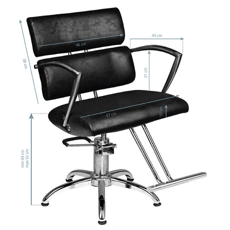 Hair system hairdressing chair sm362-1 black