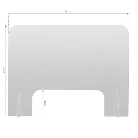 ActiveShop Plexiglass Cover for The Desk