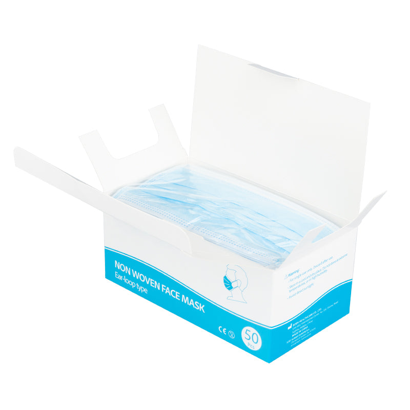 ACTIVESHOP DISPOSABLE PROTECTIVE MASKS MEDICAL GRADE 50 pcs