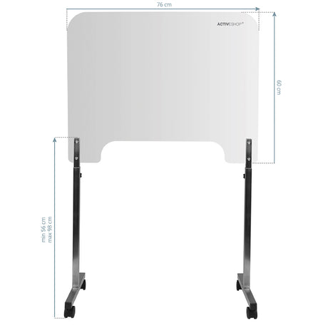 ACTIVESHOP Plexiglass cover for the mobile pedi seat