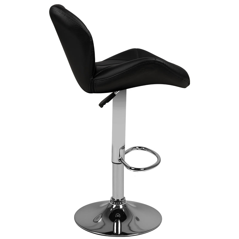 ACTIVESHOP Bar stool m01 quilted adjustable black