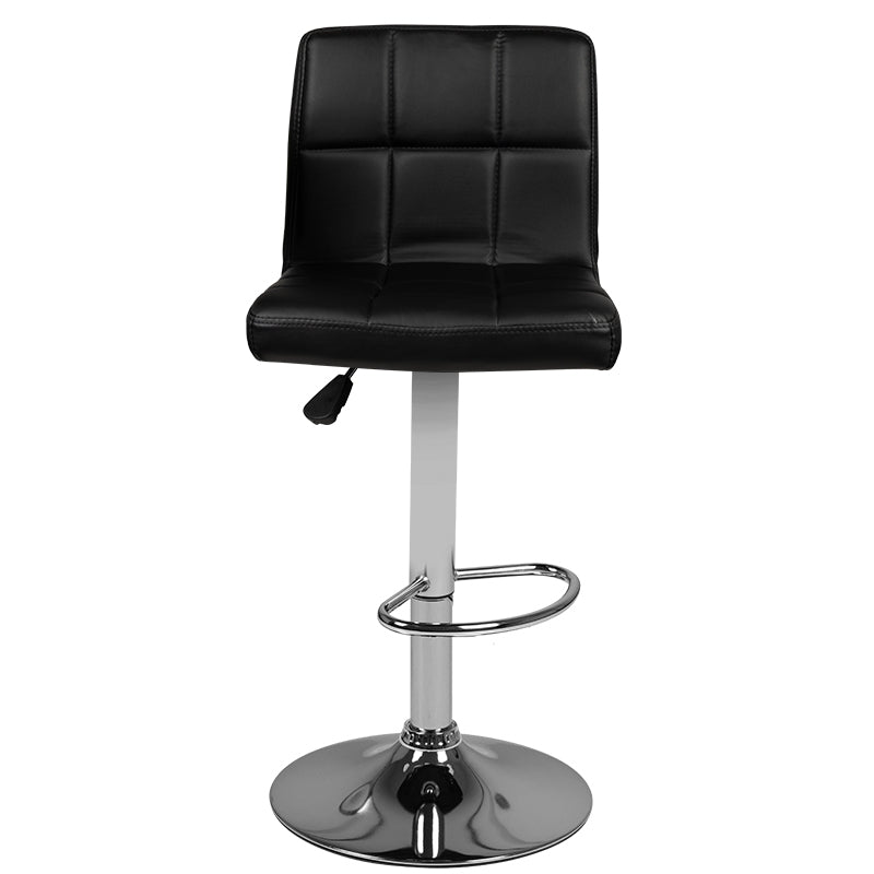 ACTIVESHOP Bar stool m06 quilted adjustable black