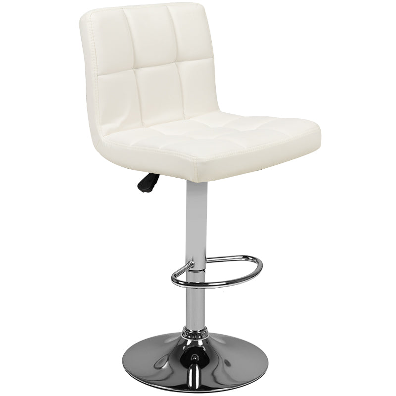 ACTIVESHOP Bar stool m06 quilted adjustable white
