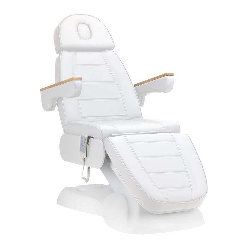 Sillon Lux 273B 3-Motor Electric Beauty Bed White