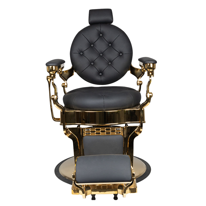 Gabbiano Barber Chair Claudius black and gold