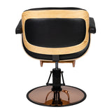 Gabbiano black venice barber chair
