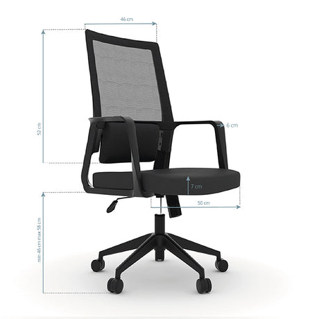 ActiveShop Office / Manicure Chair Comfort 10 Black