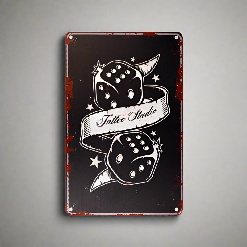 Tattoo Studio Decorative Board TA117 'Tattoo Studio'