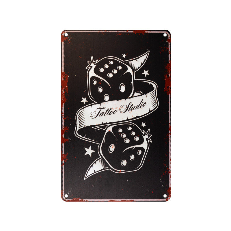 Tattoo Studio Decorative Board TA117 'Tattoo Studio'