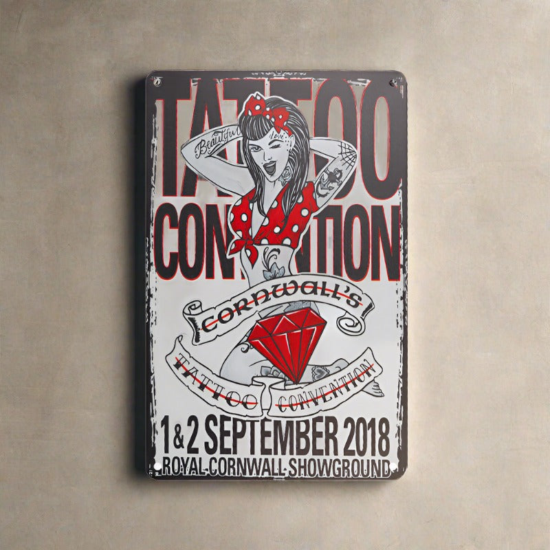 Tattoo Studio Decorative Board TA134 'Tattoo Convention'