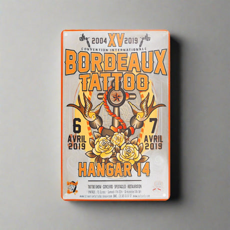 Tattoo Studio Decorative Board TA142 'Bordeaux Tattoo'
