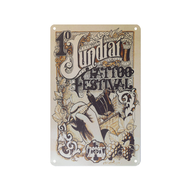 Tattoo Studio Decorative Board TA143 'Tattoo Festival'