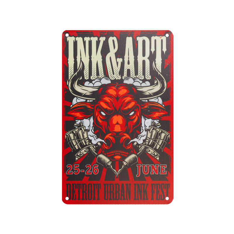 Tattoo Studio Decorative Board TA146 'Ink & Art'