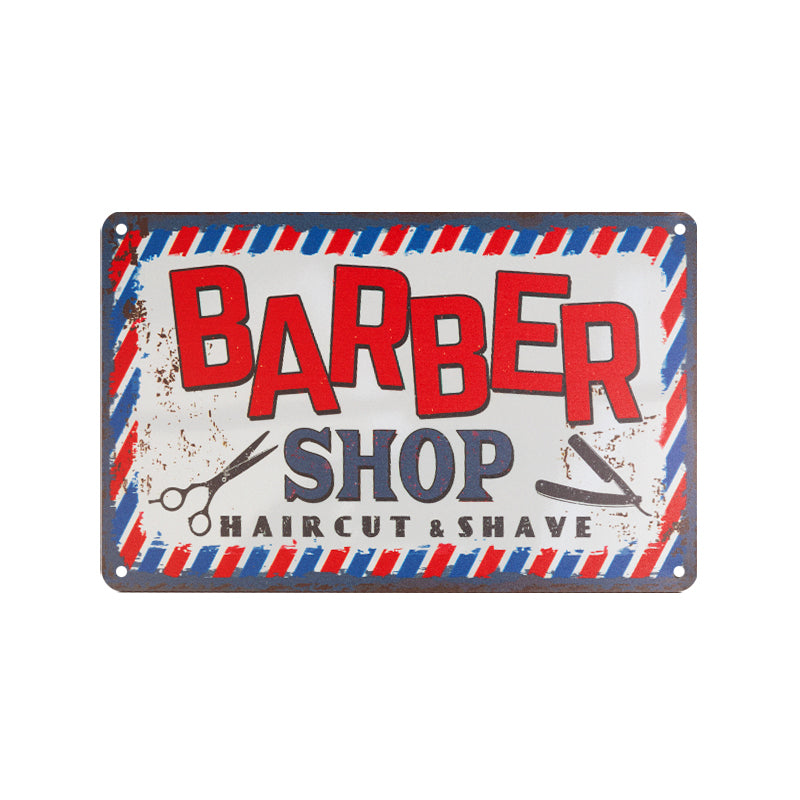 Decorative Plaque for Barber Shop B002 'Barber Shop'