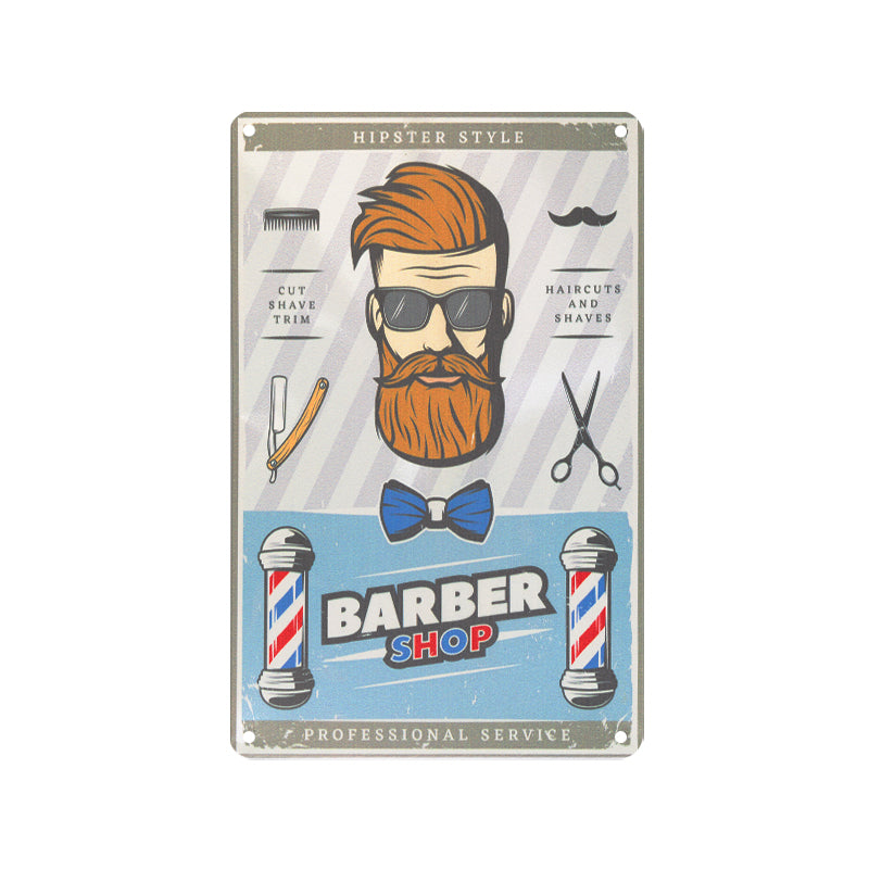 Decorative Plaque for Barber Shop B057 'Barber Shop'