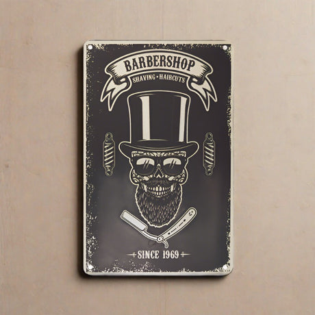 Decorative Plaque for Barber Shop B059 'Barbershop'