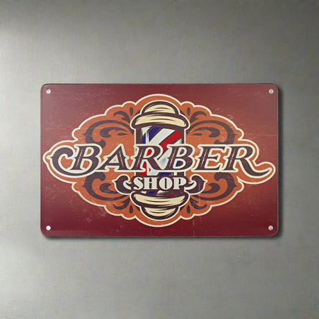 Decorative Plaque for Barber Shop B084 'Barber Shop'