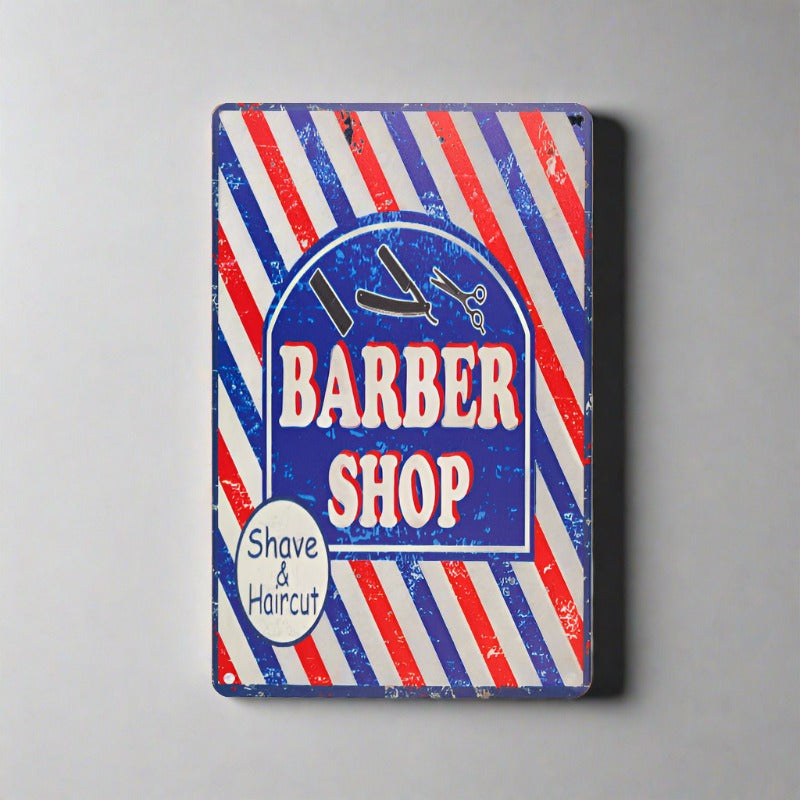 Decorative Plaque for Barber Shop C012 'Barber Shop'