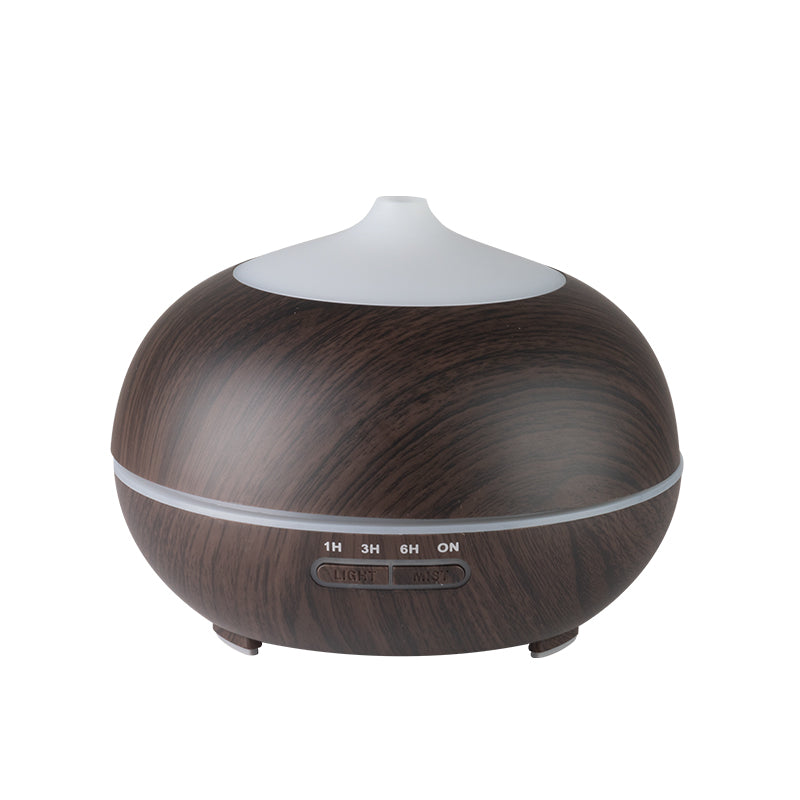 ACTIVESHOP Aroma diffuser air humidifier spa 06 dark wood 400ml + timer