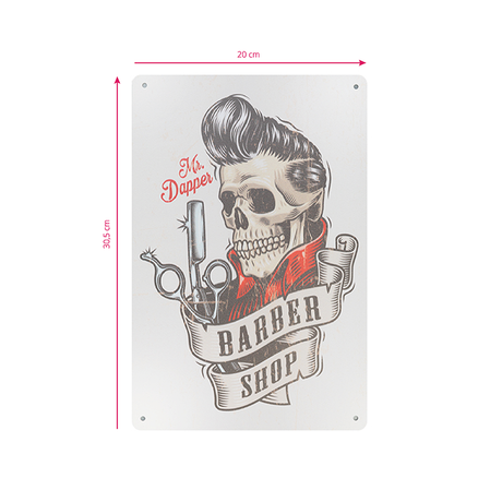 Decorative Plaque for Barber Shop B023 'Mr Dapper'